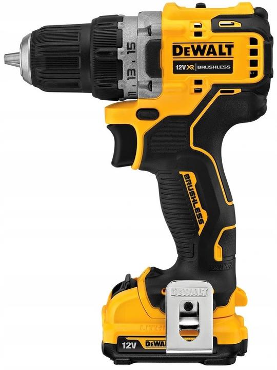 Actual product image DeWalt COMBO SET 12.0V DCK2110C2T (DCD701 + DCF801) 2x1.3Ah TSTAK II (Rechargeable battery operated)