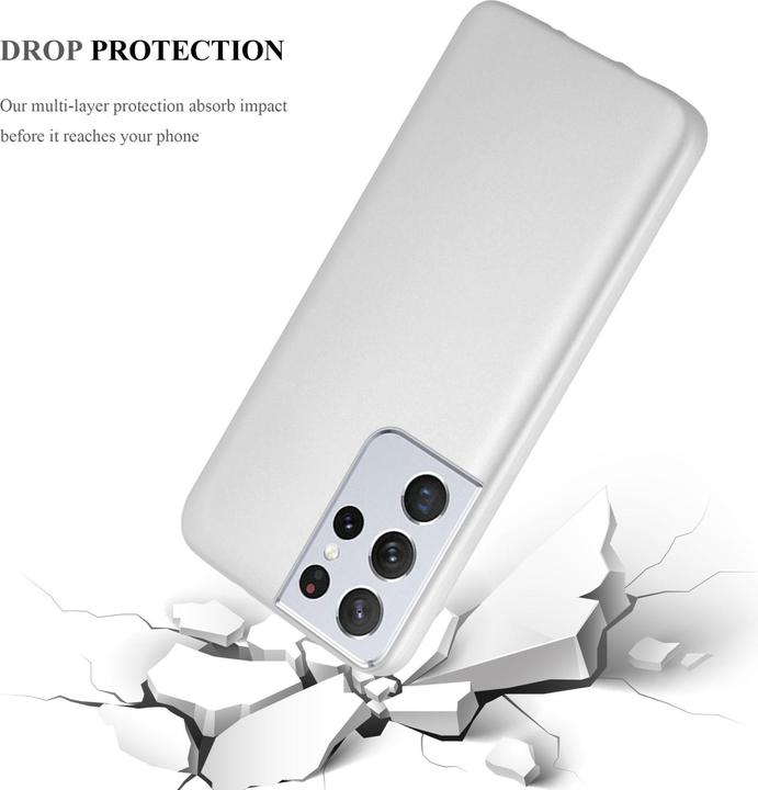Produktbild Cadorabo TPU Matt Metallic Hülle (Samsung Galaxy S22 Ultra)