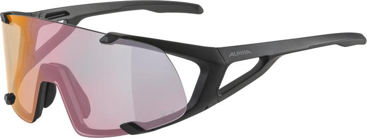 Produktbild ALPINA SPORTS Hawkeye S QV (Black Matt, quattro varioflex mirror + rainbow)