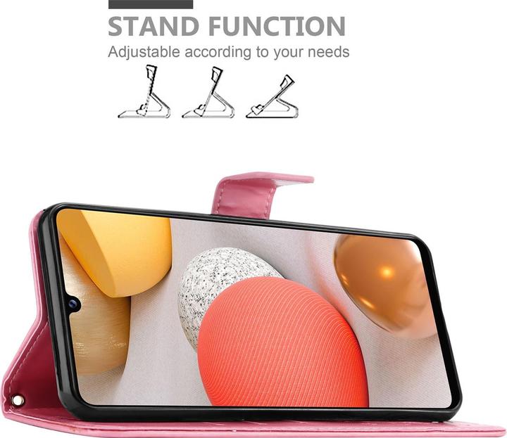 Produktbild Cadorabo Flower Book Cover (Samsung Galaxy M42 5G, Samsung Galaxy A42 5G)
