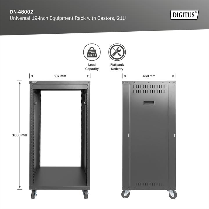 Immagine prodotto Digitus DN-48002 (21 HE, Rack da 19 pollici)