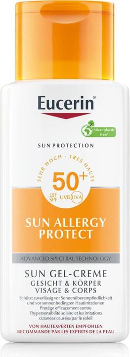 Eucerin SUN Allergy Protect Gesicht & Körper LSF 50+ (Sonnencreme, SPF 50, 150 ml, 176 g)