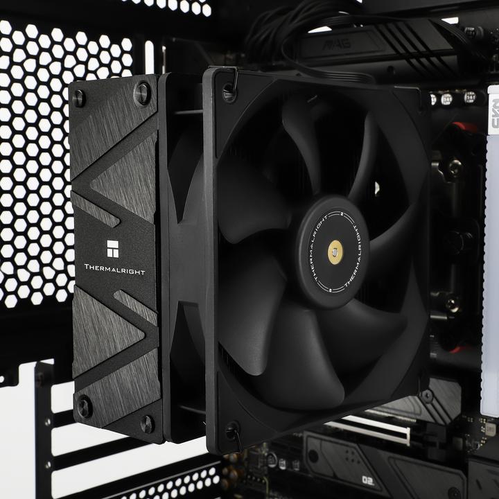 Actual product image Thermalright Assassin Spirit 120 Evo Dark CPU cooler - 120 mm (156 mm)