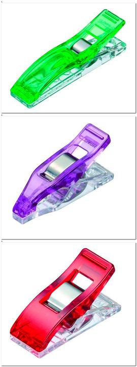 Produktbild Clover Stoffklammern "Wonder Clips", 26 Stück, 3 verschiedene Grössen