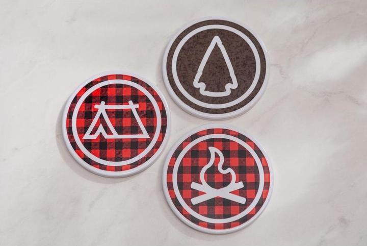 Actual product image Cricut Coaster
