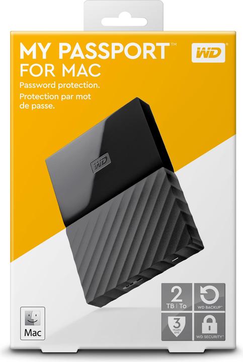 Actual product image WD My Passport for Mac (2 TB)