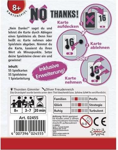 Actual product image Amigo No Thanks, d (German)