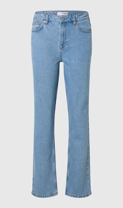 Produktbild Selected Femme Hellblaue Straight Fit Jeans (W26/L32)