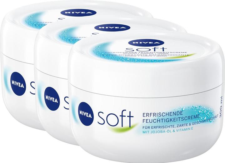 Immagine prodotto NIVEA Crema Corpo Soft Multipack 3 x 300 ml (Crema corpo, 900 ml)