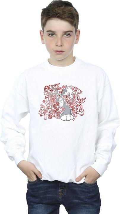 Immagine prodotto Looney Tunes ACME Doodles Bugs Bunny Felpa Ragazzi (116)