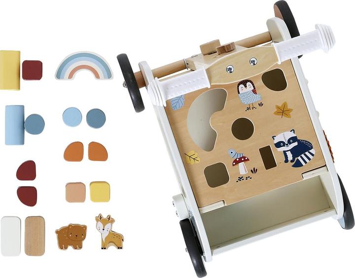Produktbild Vertbaudet Baby 2-in-1-Lauflernwagen WALDFREUNDE aus Holz FSC®