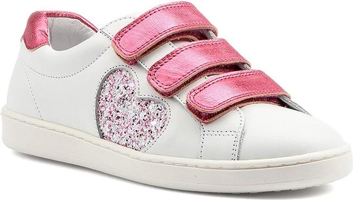 Produktbild Benjie Montreux velcro Kinder Weiss Glitter fuchsia (30)