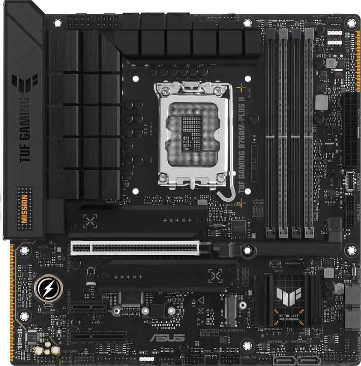 Produktbild ASUS TUF GAMING B760M-PLUS II (LGA 1700, Intel B760, mATX)