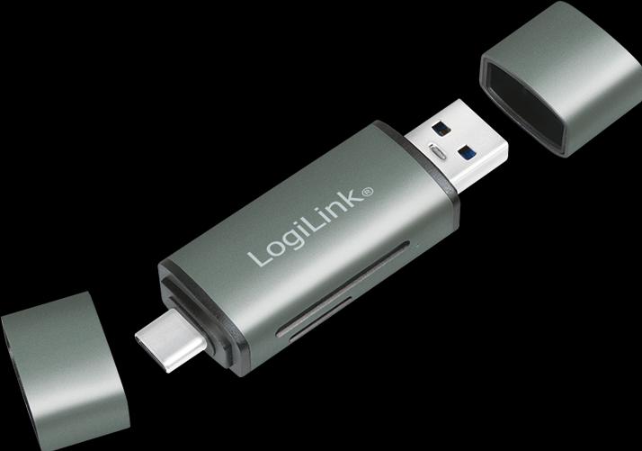 Productafbeelding LogiLink USB 3.2 Gen1 kaartlezer (USB-C 3.2 Gen 1)