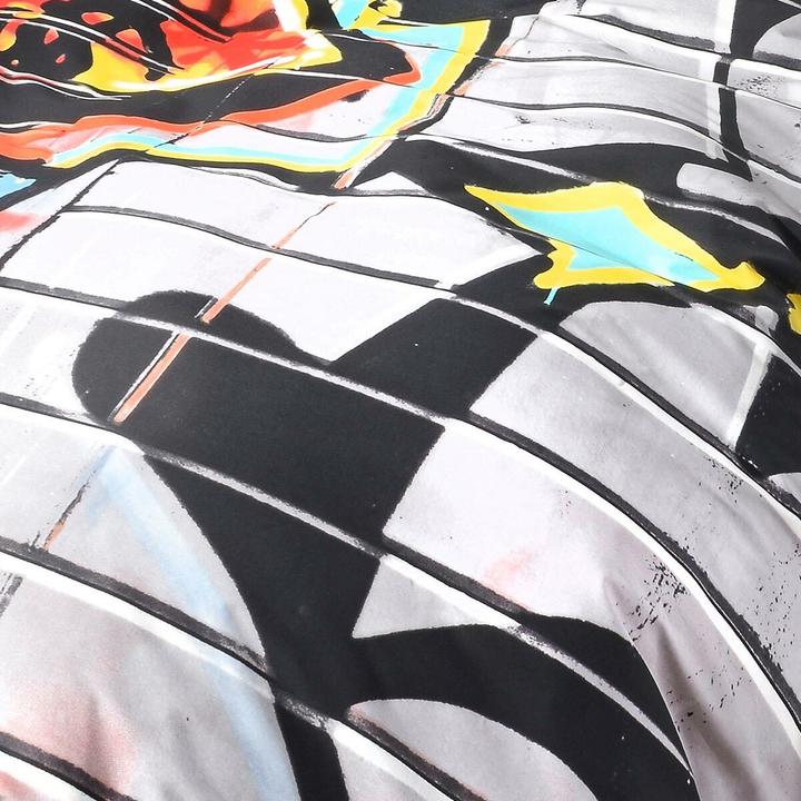 Produktbild BettwarenShop Graffiti (Bettwäsche Set, 135x200 cm + 80x80 cm)