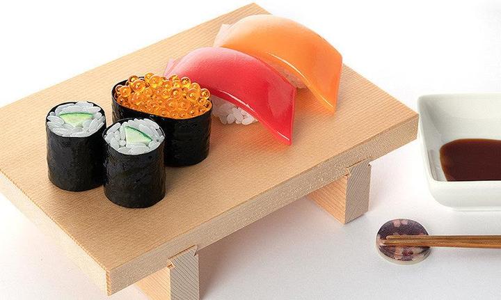 Produktbild Syuto Seiko Sushi Plastik Model Kit 1/1 Kappa Maki (Cucumber Sushi Roll) (re-run) 3 cm