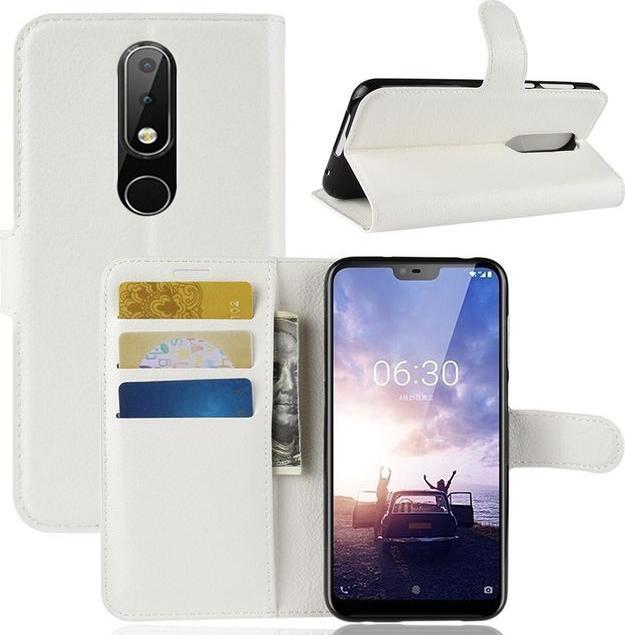 Produktbild MU Classic Litchi Leder Bookcover Series (Nokia 6.1 Plus)