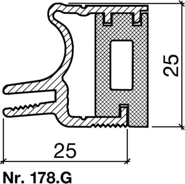 Actual product image Hebgo Threshold profiles 178