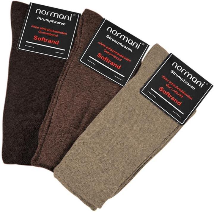 Actual product image Normani 6 pairs of comfort socks with soft edge (pack of 6, 43 - 46)