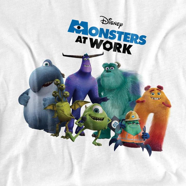 Immagine prodotto Monsters at Work Maglietta Mike Sully Tylor Logo Adulto Unisex (S)