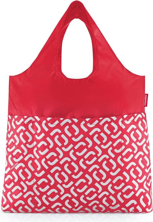 Produktbild reisenthel Tasche Mini Maxi Shopper Plus Signature Red Rot/Weiss