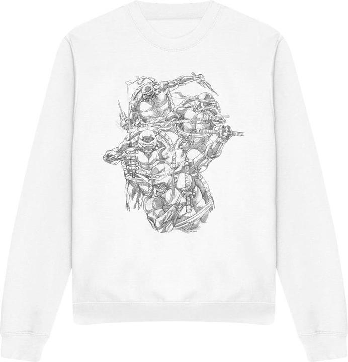 Actual product image Teenage Mutant NT Unisex Adult Shinobis Sweatshirt (M)
