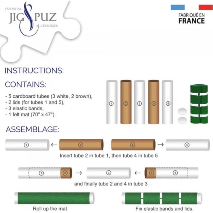 Actual product image NoName Accessoire Puzzle Jig & Puz : Tapis à Puzzle (300 à 6000 pièces) (6000 pieces)