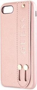 Image du produit Guess Coque arrière iPhone 7/8/SE2020 Saffiano Strap Case Rose (Apple iPhone 7)