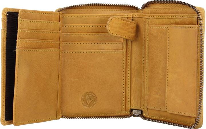 Actual product image Greenburry Vintage Washed leather wallet 10 cm