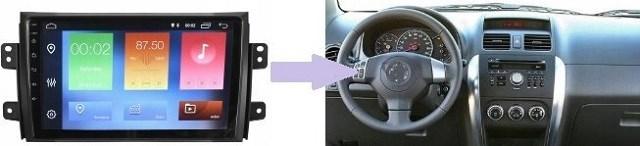 Image du produit No Name RADIO NAVIGATION SUZUKI SX4 FIAT SEDICI 2006-2013 (9")