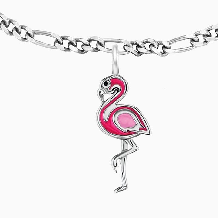 Produktbild Herzengel Flamingo Armband (15 cm, Emaille)