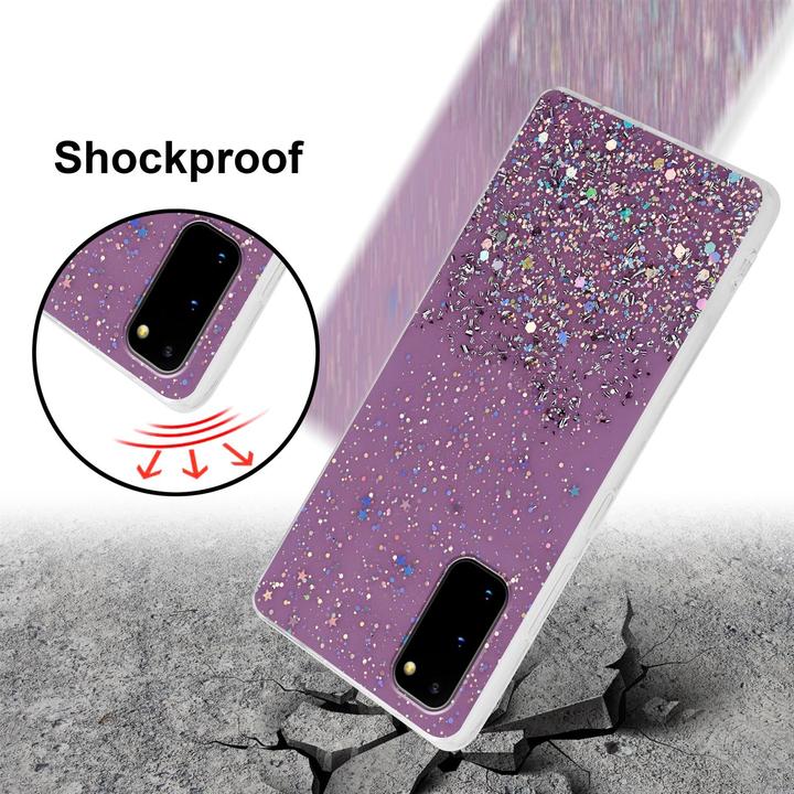 Produktbild Cadorabo TPU Cover funkelnder Glitter (Samsung Galaxy S20+)