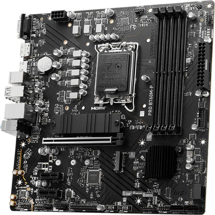 Immagine prodotto MSI PRO B760M-P (LGA 1700, Intel B760, mATX)
