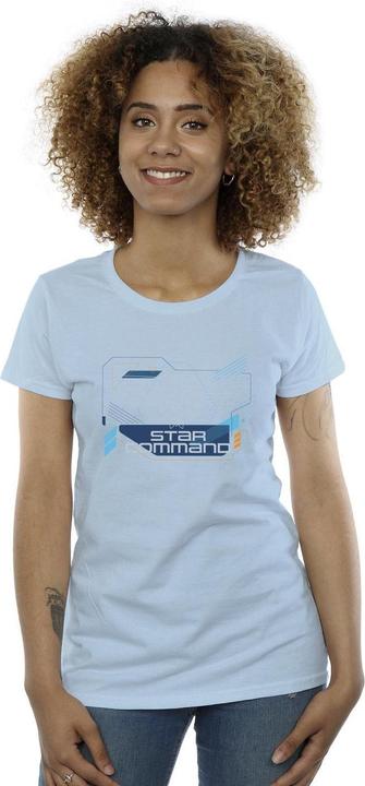 Actual product image Disney Womens/Ladies Lightyear Star Command Icons Cotton T-Shirt (M)