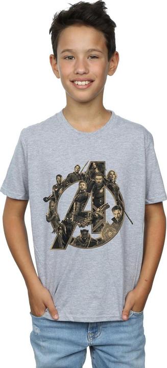 Actual product image Universal Textiles Boys Logo Cotton T-Shirt (152, 158)