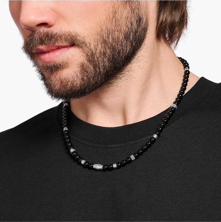 Produktbild Thomas Sabo Kette Elemente Onyx (925er Silber, 50 cm)