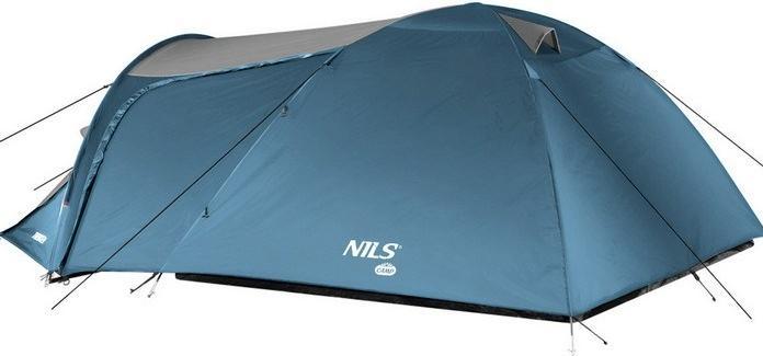 Actual product image Nils Nc6012 Blue And Grey Trekker Camp Camping Tent (Tunnel tent, 4.60 kg, 4 persons)