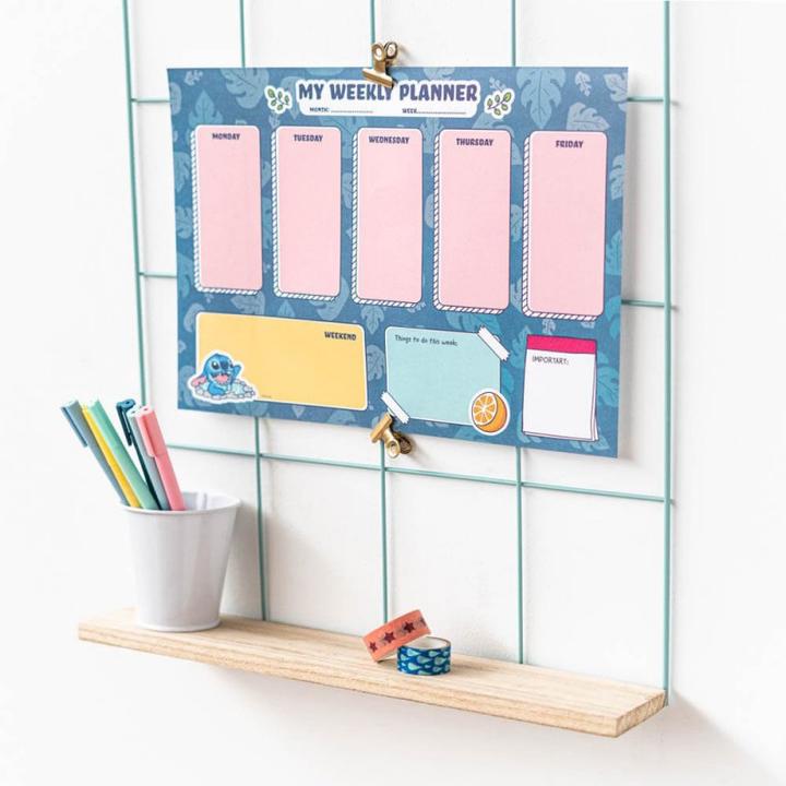 Immagine prodotto Disney Stitch - agenda settimanale 54 pagine A4 (A4)
