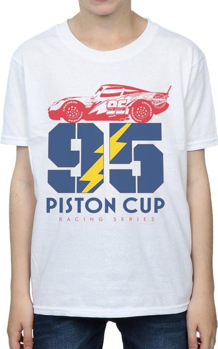 Actual product image Disney Boys Cars Piston Cup 95 T-Shirt (140, 146)