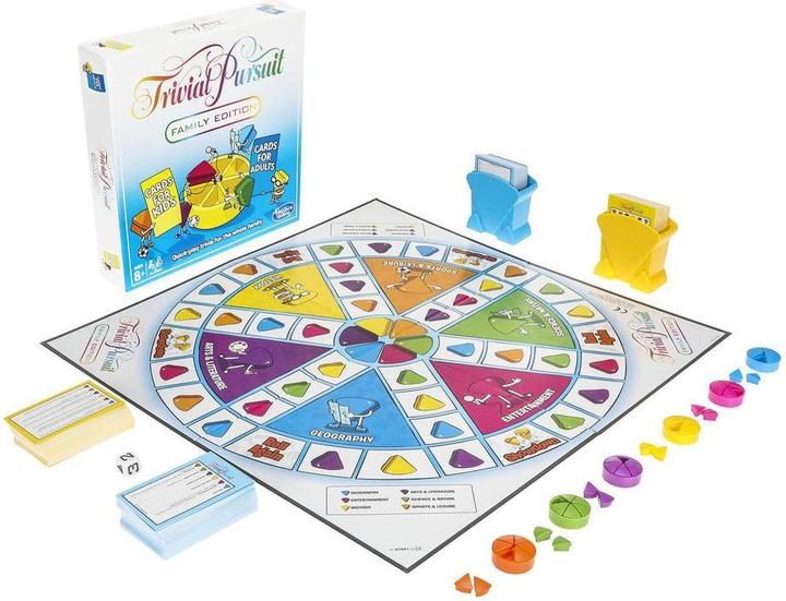 Immagine prodotto Hasbro Trivial Pursuit edizione familiare gioco da tavolo Trivia (Danese)