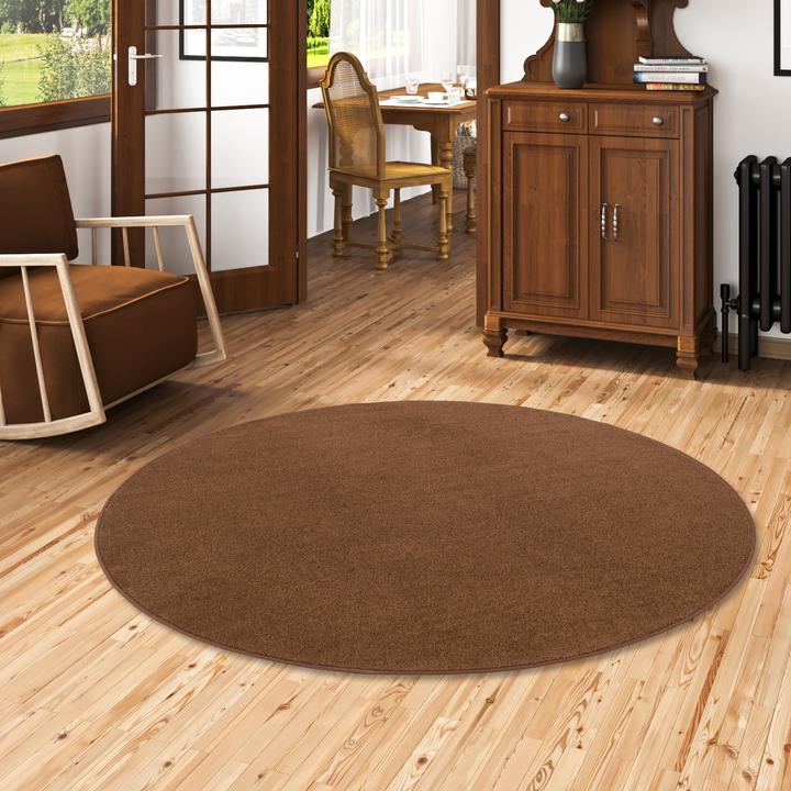 Produktbild Snapstyle Trend Velours Teppich Joy Rund (200 x 200 cm)