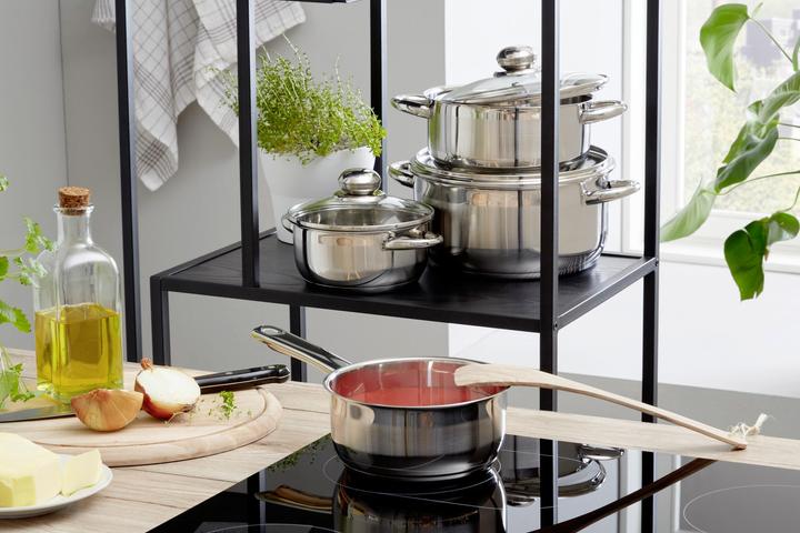 Actual product image Lipo Luca Bessoni (Pan set + pot set, Stainless steel)