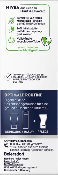 Image du produit NIVEA Men Crème hydratante Sensitive (75 ml, Crème de jour)