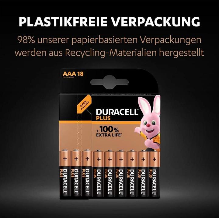 Actual product image Duracell Plus (4 pcs., AAA, 1175 mAh)