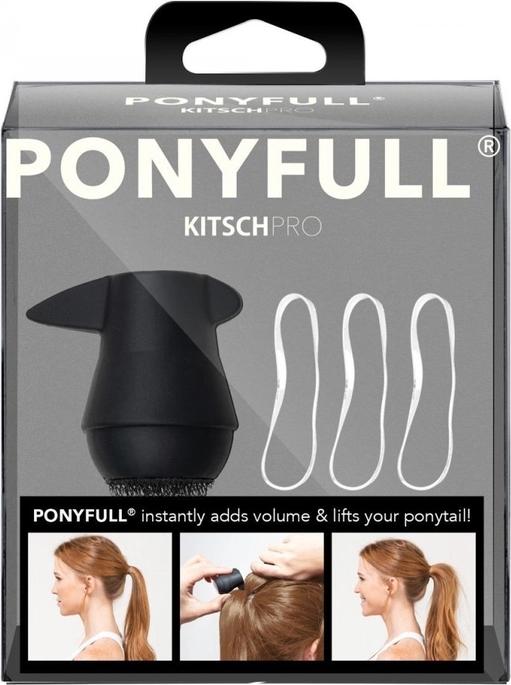 Actual product image Kitsch Ponyfull black