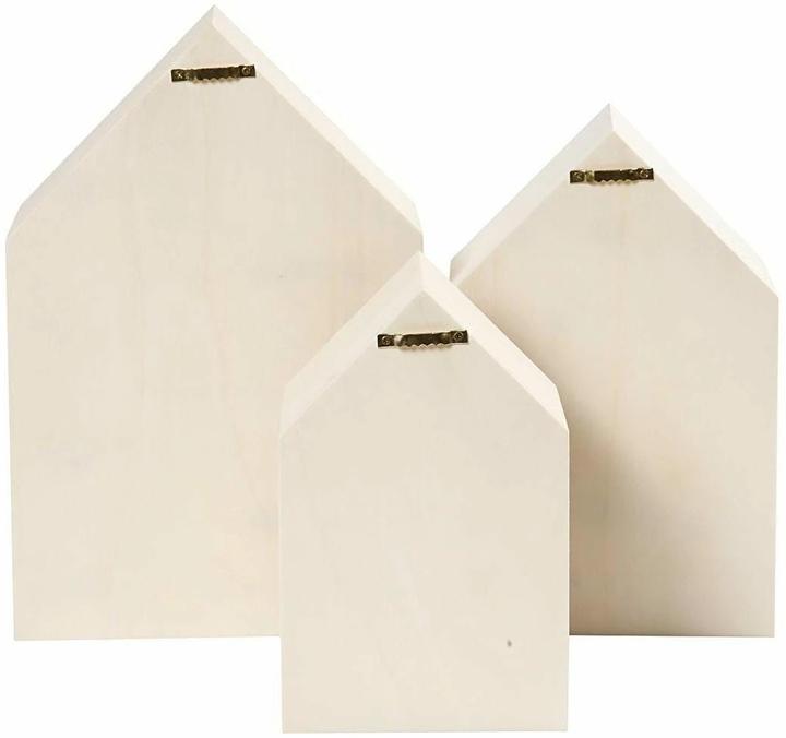 Produktbild Creativ Company Wandregal Haus Set (20 x 10 x 31 cm)
