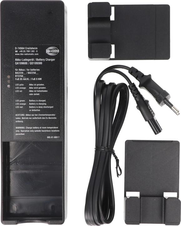 Actual product image HBC Radiomatic Original-Ladegerät HBC QA109600 für HBC FUB03, FUB05, FUB9NM
