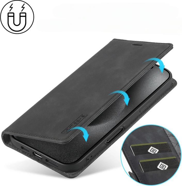 Actual product image LC.Imeeke iPhone 16 Pro - Flip Case Vintage (Apple iPhone 16 Pro)
