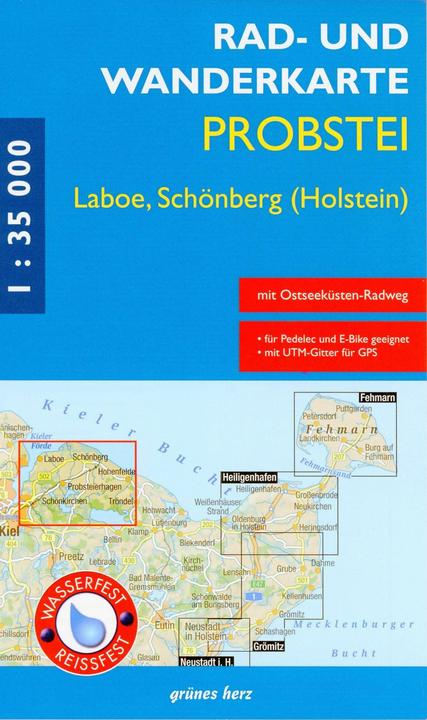 Produktbild Rad- und Wanderkarte Probstei, Laboe, S