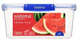 Actual product image Sistema KLIP IT PLUS food storage box (3.35 l)